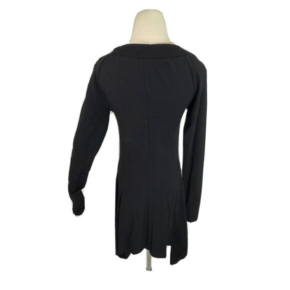 Killstar Black Dress Full Zip Long Sleeve Cross Size Small Wierdos - Picture 4 of 13